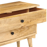 NNEVL TV Cabinet 140x30x50 cm Solid Mango Wood