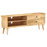 NNEVL TV Cabinet 140x30x50 cm Solid Mango Wood