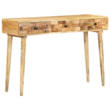 NNEVL Console Table 115x35x76 cm Solid Mango Wood
