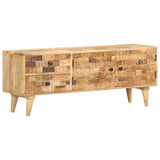 NNEVL TV Cabinet 120x30x45 cm Solid Mango Wood