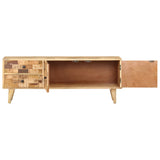 NNEVL TV Cabinet 120x30x45 cm Solid Mango Wood