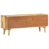 NNEVL TV Cabinet 120x30x45 cm Solid Mango Wood