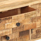 NNEVL TV Cabinet 120x30x45 cm Solid Mango Wood