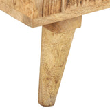 NNEVL TV Cabinet 120x30x45 cm Solid Mango Wood