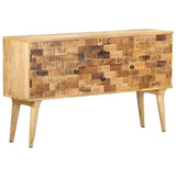NNEVL Sideboard 120x30x70 cm Solid Mango Wood