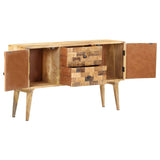 NNEVL Sideboard 120x30x70 cm Solid Mango Wood