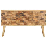 NNEVL Sideboard 120x30x70 cm Solid Mango Wood
