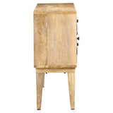 NNEVL Sideboard 120x30x70 cm Solid Mango Wood