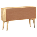NNEVL Sideboard 120x30x70 cm Solid Mango Wood