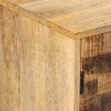 NNEVL Sideboard 120x30x70 cm Solid Mango Wood