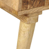 NNEVL Sideboard 120x30x70 cm Solid Mango Wood