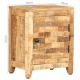 NNEVL Bedside Cabinet 30x40x50 cm Solid Mango Wood