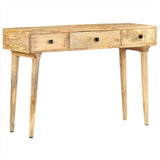 NNEVL Console Table 115x35x76 cm Solid Mango Wood