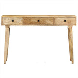 NNEVL Console Table 115x35x76 cm Solid Mango Wood