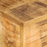 NNEVL Side Tables 2 pcs Solid Mango Wood