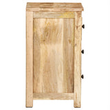 NNEVL Bedside Cabinet 45x35x60 cm Solid Mango Wood