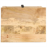 NNEVL Bedside Cabinet 45x35x60 cm Solid Mango Wood