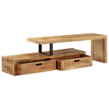 NNEVL TV Stand Rough Mango Wood