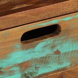NNEVL TV Stand Solid Wood Reclaimed