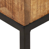 NNEVL Side Table 30x30x33 cm Rough Mango Wood