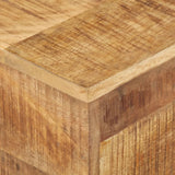 NNEVL Side Table 30x30x33 cm Rough Mango Wood