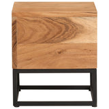 NNEVL Side Table 30x30x33 cm Solid Acacia Wood