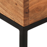 NNEVL Side Table 30x30x33 cm Solid Acacia Wood