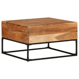 NNEVL Coffee Table 68x68x41 cm Solid Acacia Wood