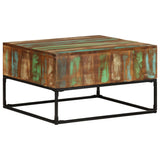 NNEVL Coffee Table 68x68x41 cm Solid Reclaimed Wood