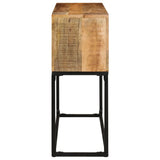 NNEVL Console Table 120x30x75 cm Rough Mango Wood