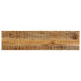 NNEVL Console Table 120x30x75 cm Rough Mango Wood
