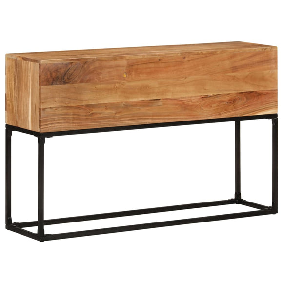 NNEVL Console Table 120x30x75 cm Solid Acacia Wood