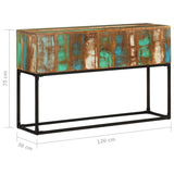 NNEVL Console Table 120x30x75 cm Solid Reclaimed Wood