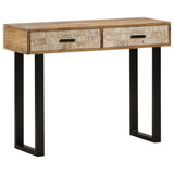 NNEVL Console Table 100x30x75 cm Solid Mango Wood