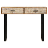 NNEVL Console Table 100x30x75 cm Solid Mango Wood