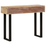 NNEVL Console Table 100x30x75 cm Solid Mango Wood