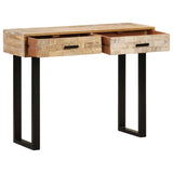 NNEVL Console Table 100x30x75 cm Solid Mango Wood