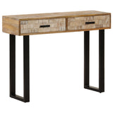 NNEVL Console Table 100x30x75 cm Solid Mango Wood