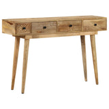 NNEVL Console Table 118x30x77 cm Solid Mango Wood