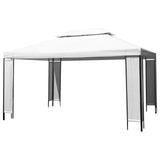 NNEVL Gazebo White 3x4 m
