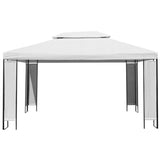 NNEVL Gazebo White 3x4 m