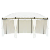 NNEVL Gazebo Cream White 5.3x3.5x2.65 m