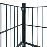 NNEVL Fence Panels 5 pcs Iron 6x2 m 30m