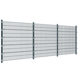 NNEVL Fence Panels 6 pcs Iron 6x2 m 36m