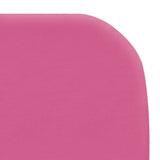 NNEVL Folding Sun Loungers 2 pcs Steel and Fabric Pink