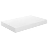 NNEVL Floating Wall Shelf High Gloss White 40x23x3.8 cm MDF