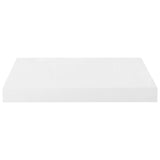 NNEVL Floating Wall Shelf High Gloss White 40x23x3.8 cm MDF