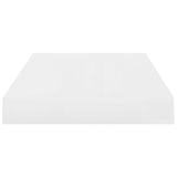 NNEVL Floating Wall Shelf High Gloss White 40x23x3.8 cm MDF
