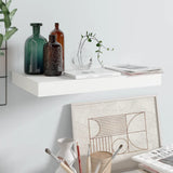 NNEVL Floating Wall Shelf High Gloss White 40x23x3.8 cm MDF