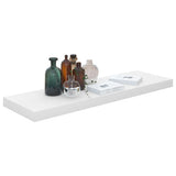 NNEVL Floating Wall Shelves 4 pcs High Gloss White 80x23.5x3.8 cm MDF